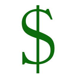 dollar icon transparent, dollar symbol png tp